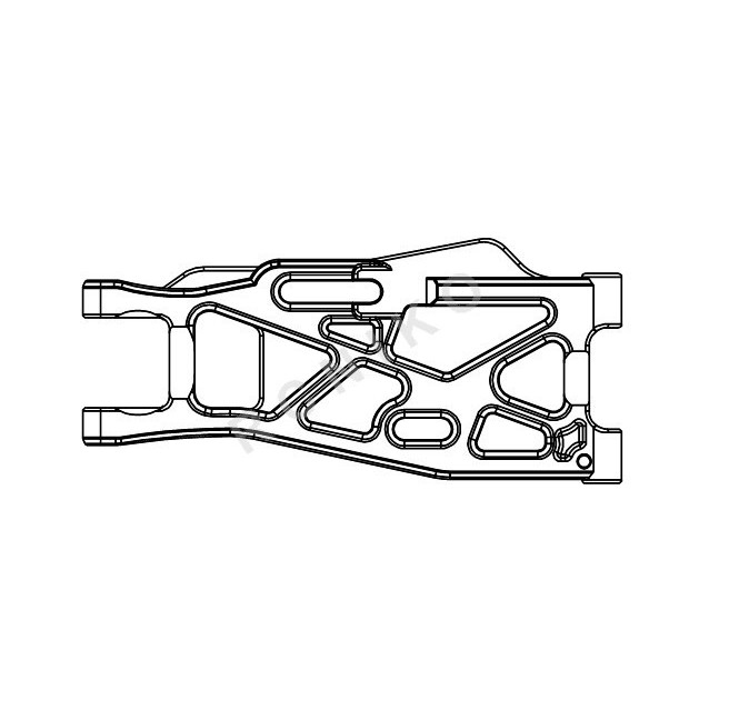 Rear Lower Arms Set for Carson CY-2 Chassis