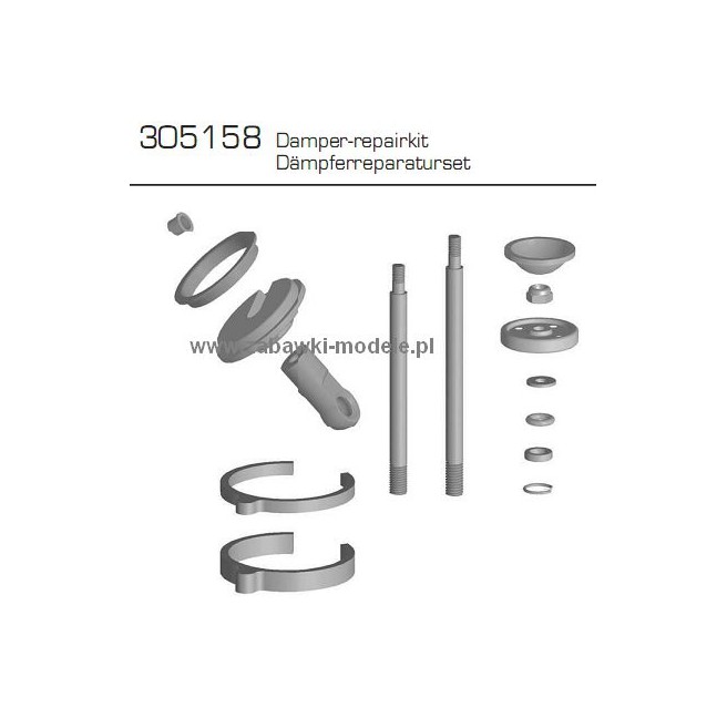 CM 4x4 Gas Devil Shock Absorber Repair Kit