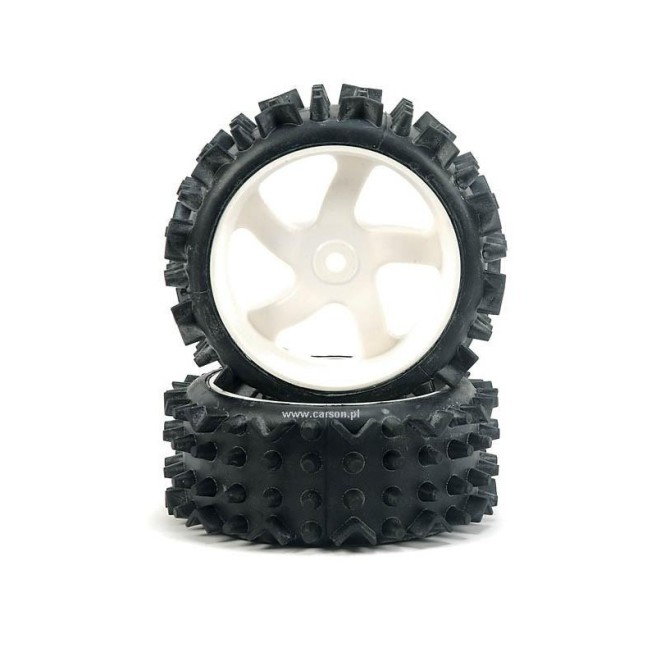 1:6 Buggy Attack White Wheels (Set of 2)