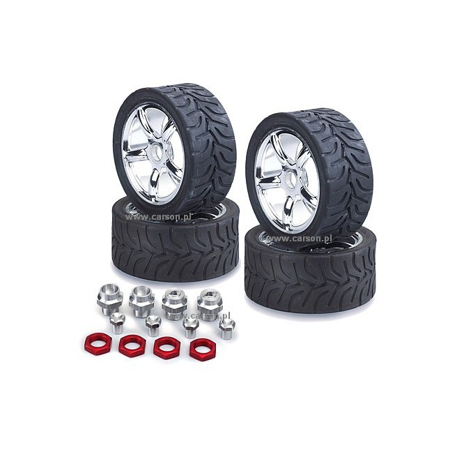 1:8/10 Super Street 2WD Wheels Set by Carson 500405001