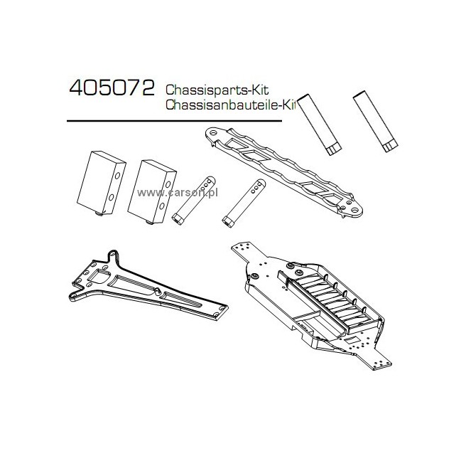 Fahrwerksteile-Set Carson 500405072