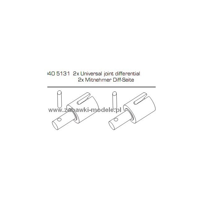 Differential Cups Set for Carson CV-10 and CE-10