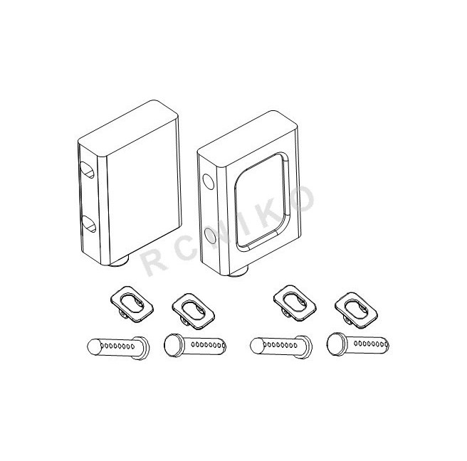 Body Mount and Servo Bracket for DestroyerLine Carson 500405386a