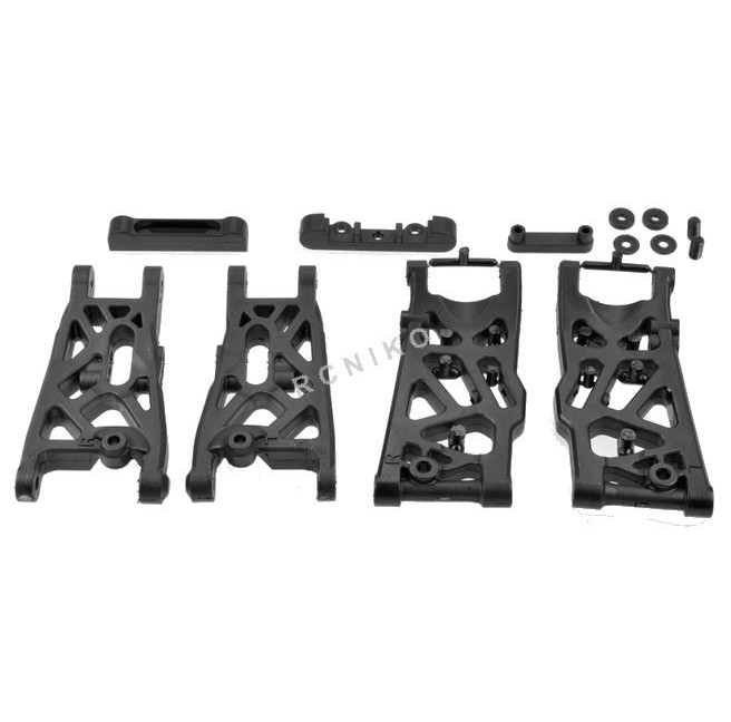 X10EB Stunt Warrior Front/Rear Lower Suspension Arms + Mounting Kit - Carson 500405669