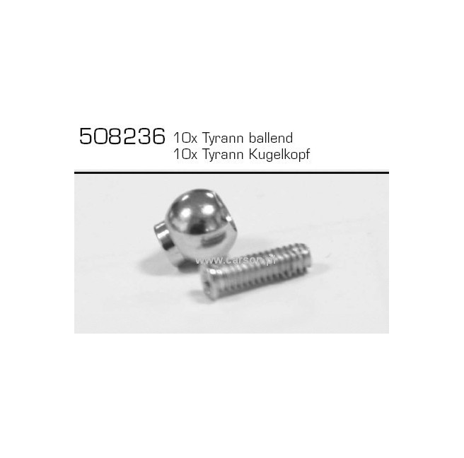 Tyrann - Kugelkopfverbinder (10) Carson 500508236