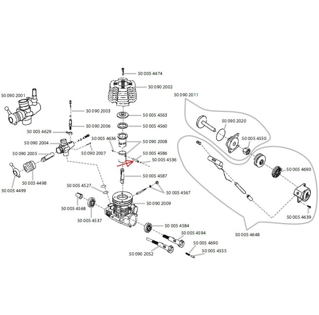 Force 3,5 ccm Kolbenbolzen Carson 500054586