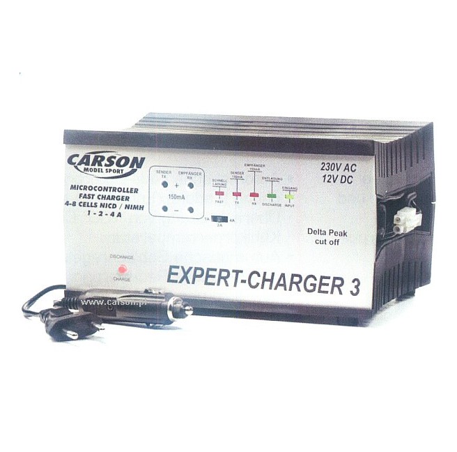 Expert Charger 3 230/12V Autobatterie Ladegerät von Carson 500605002