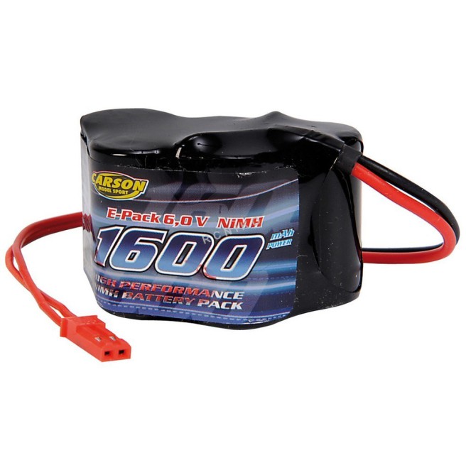6V/1600mAh NiMH Battery Pack for RC Receivers by Carson 500608104