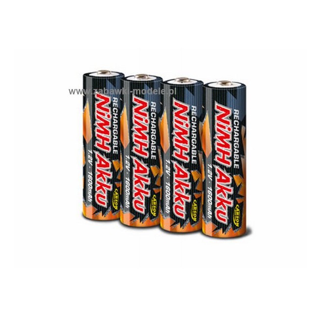 NiMH Rechargeable Batteries AA 1.2V/1600mAh (4-pack)
