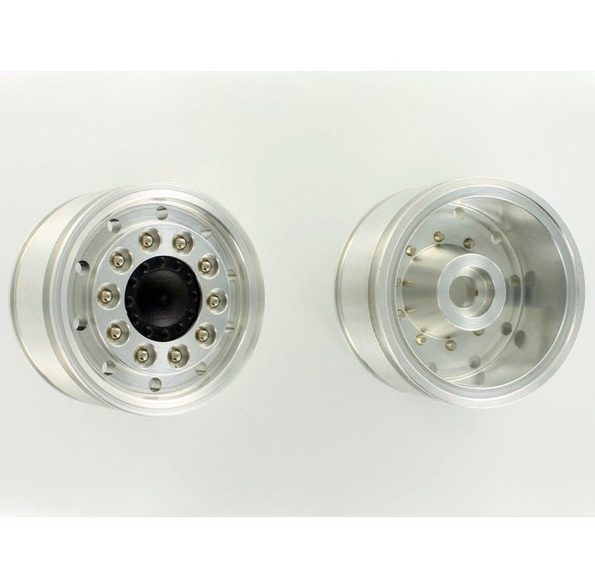 1:14 Wide Front Aluminum Wheels (2-pack)