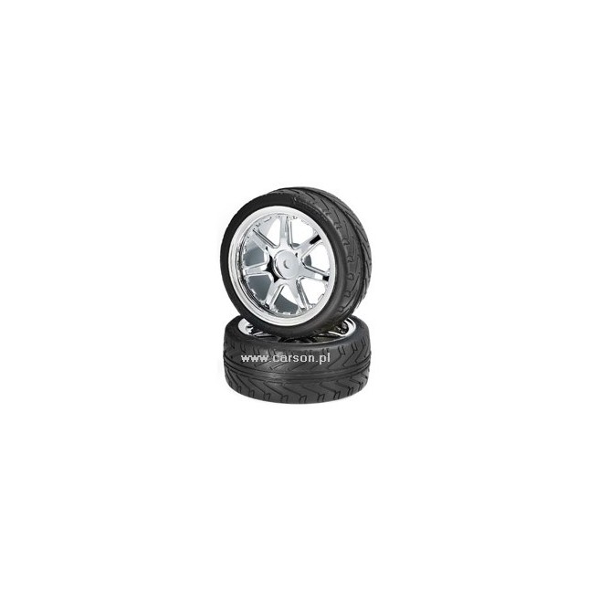 1:10 Chrome Star Michelin Pilot Sport Wheels - Set of 2