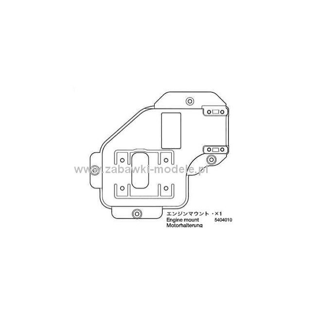 Tamiya 15404010 NDF-01/T Łoże silnika - foto 1