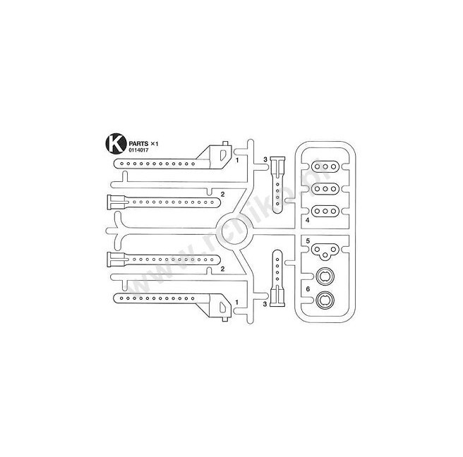 Tamiya 10114017 TGR Części K - foto 1
